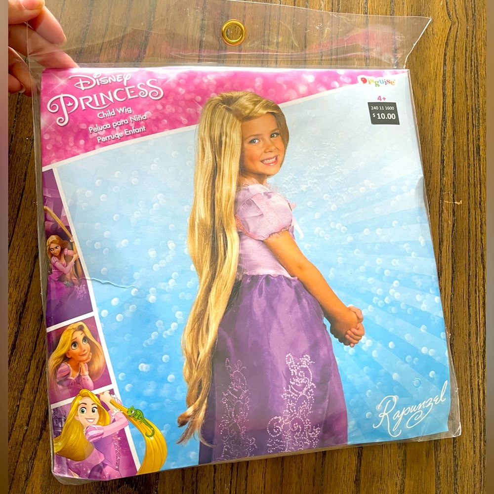 Rapunzel wig for kids